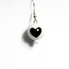 Black Heart Earring