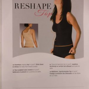 530-12/Black Shaping Top