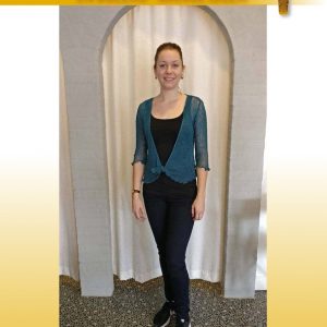 Kobolt farvet bolero