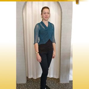 Kobolt farvet bolero