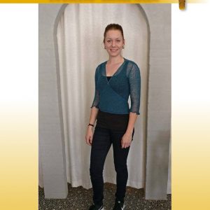 Kobolt farvet bolero