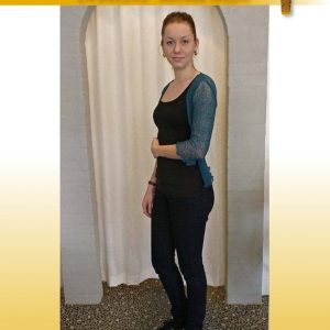 Kobolt farvet bolero