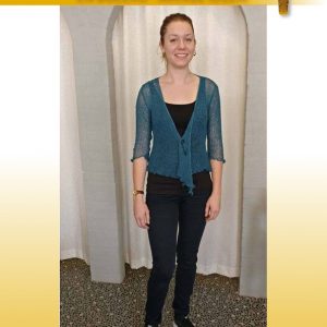 Kobolt farvet bolero