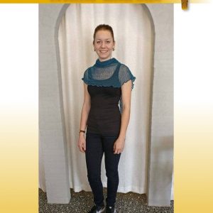 Kobolt farvet bolero
