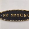 32-2905 Messingskilt No Smoking