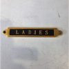 Messingskilt Ladies