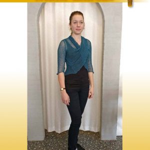 Sandfarvet Bolero col 10