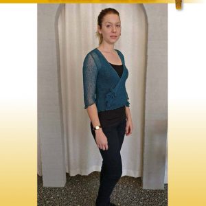 Sandfarvet Bolero col 10
