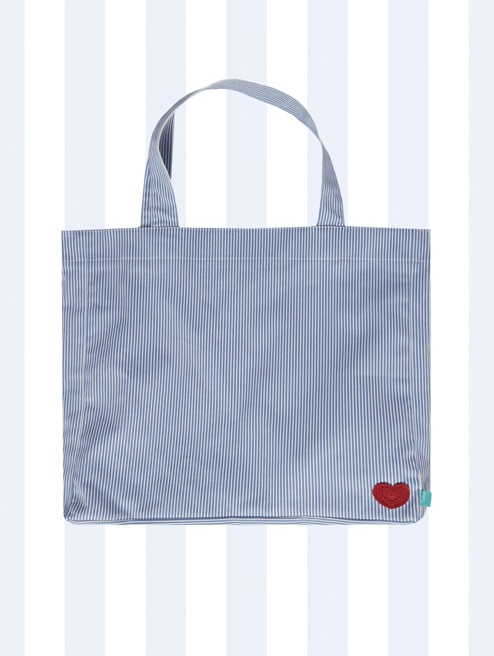 Winnies Bag Stripes - taske duMilde Madame Butterfly - Tøj/brugskunst Certificeret webshop