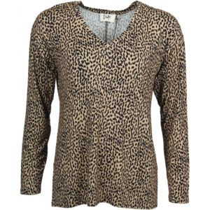 Økotex bluse i spotted black