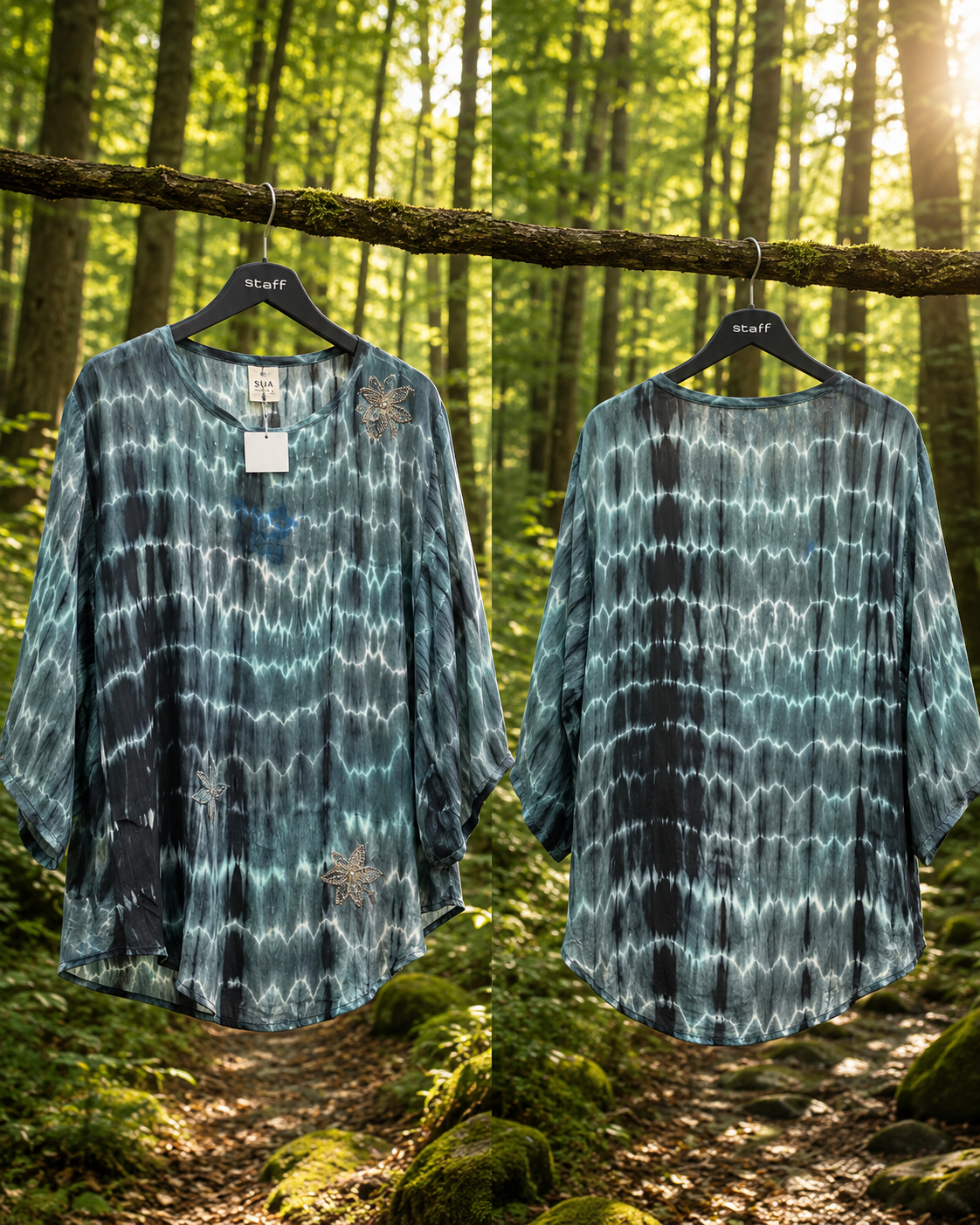 Recycled Silke bluse - Stajl - Billede 3