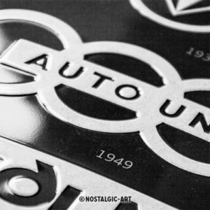 Alternative view of Audi Logo - Metalskilt