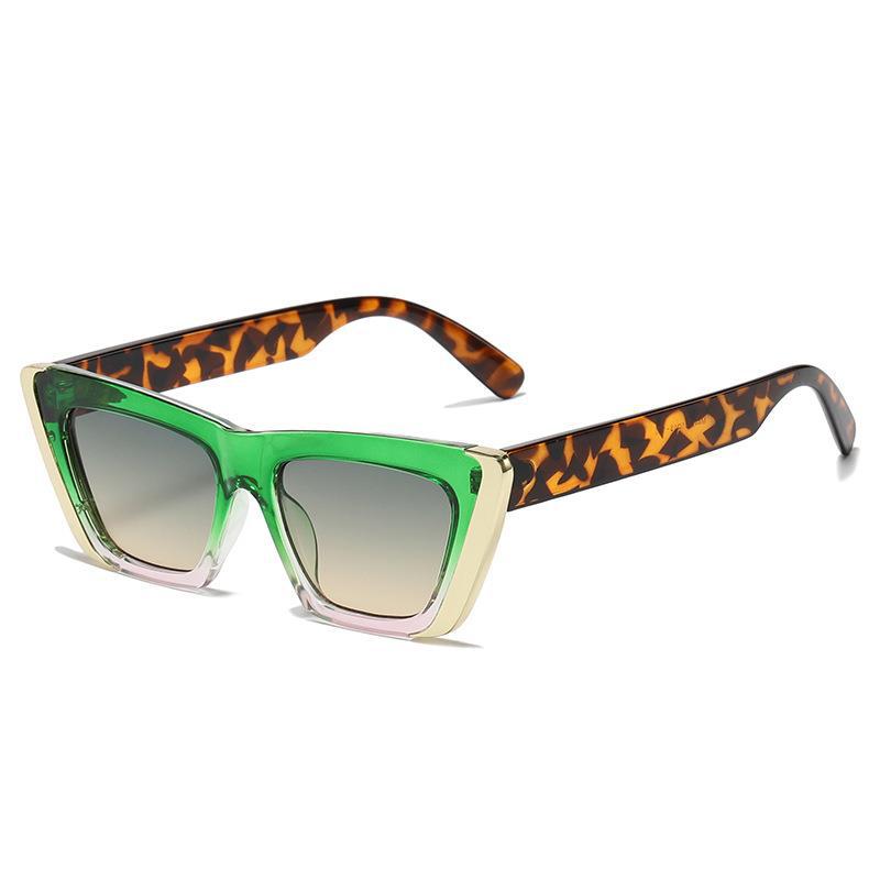 Solbriller leopard/grøn med UV beskyttelse Madame Butterfly - Tøj/brugskunst - Certificeret webshop