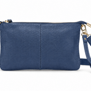 Læder Taske / Clutch – Midnight Blue