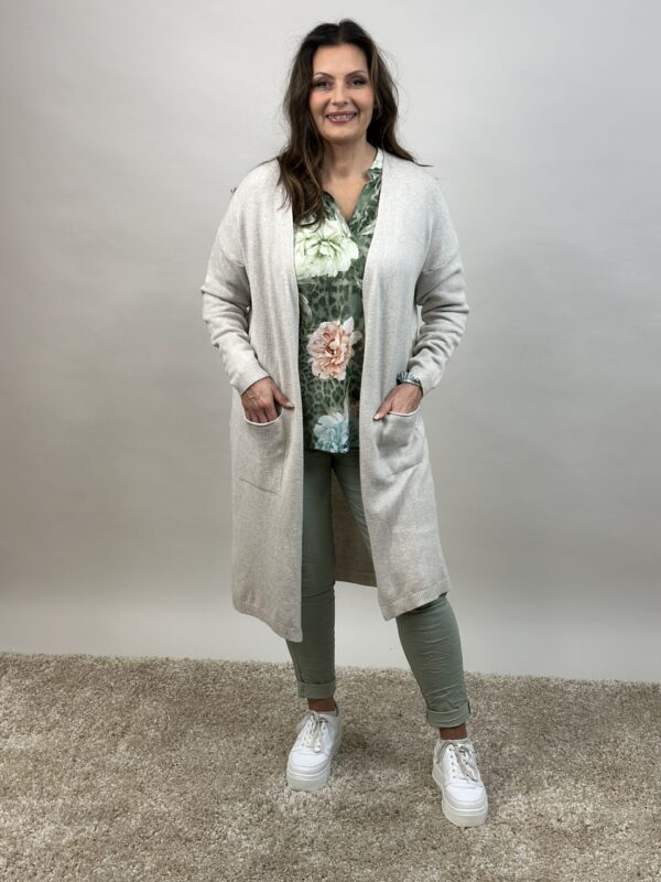 Flora Cardigan/ Beige - Mix By Heart