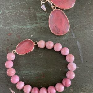 Alternative view of Sten armbånd/ Rosa - Bitten