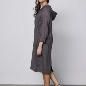 Alternative view of Zelma Shirt Long/ Dark Grey - Nü