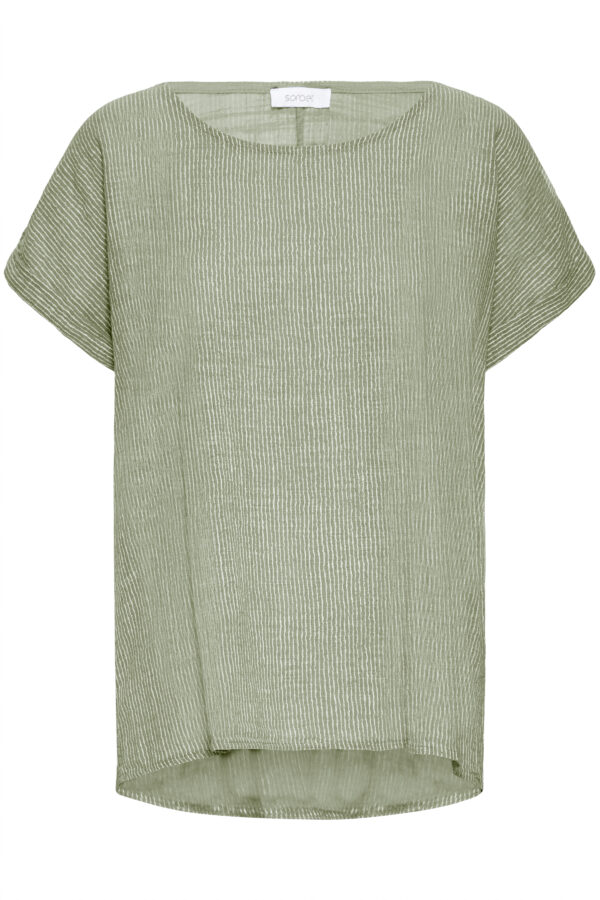 Alexa bluse m/striber - Sorbet