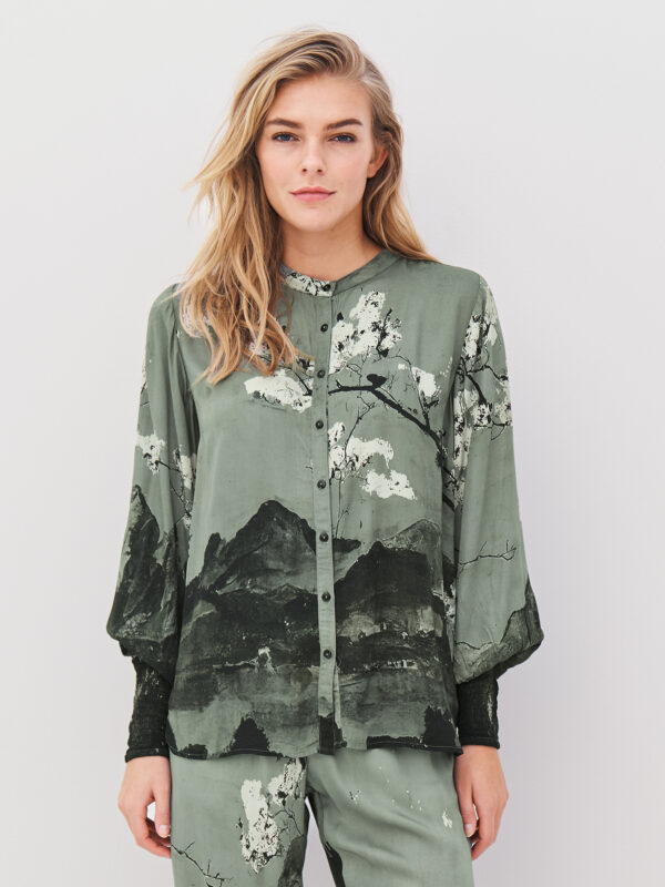 Alli Shirt/Army mix - Nü