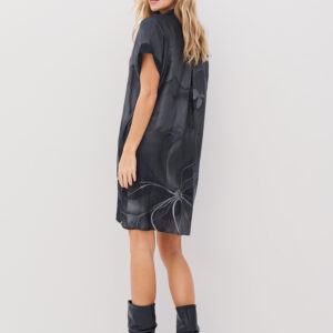 Alternative view of Abbi Tunic Dress/ Grey Mix - Nü