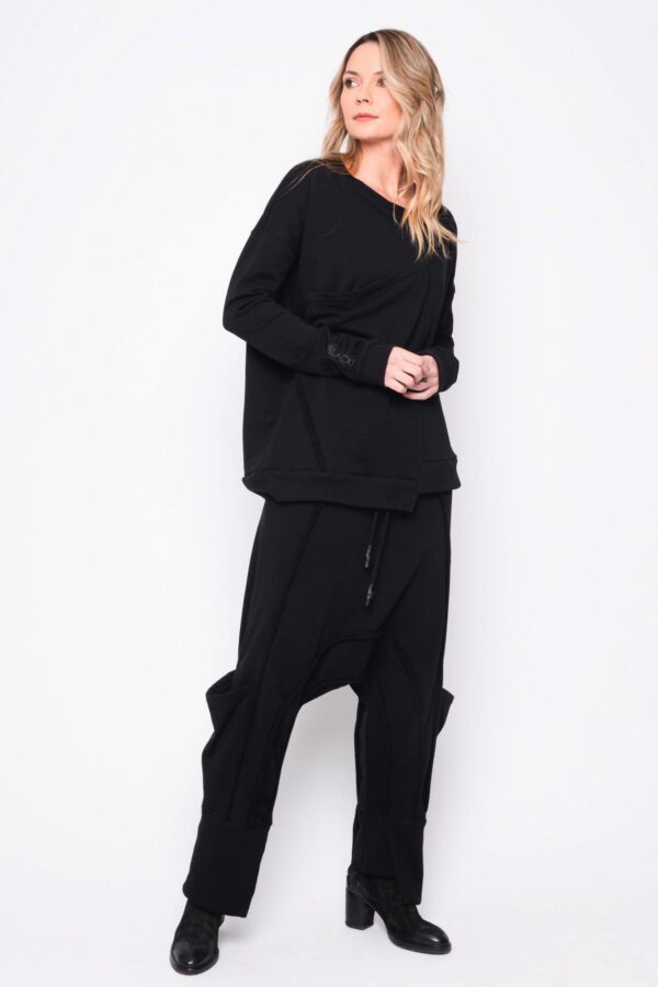 Sweater we are a little in the dark here - Black by K&M