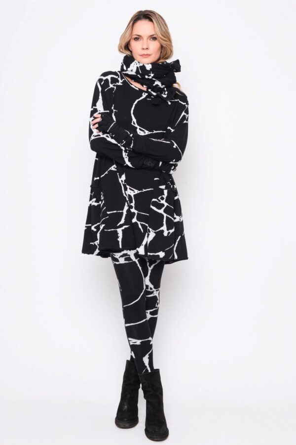 Tunic I Like Us Both - Black by K&M