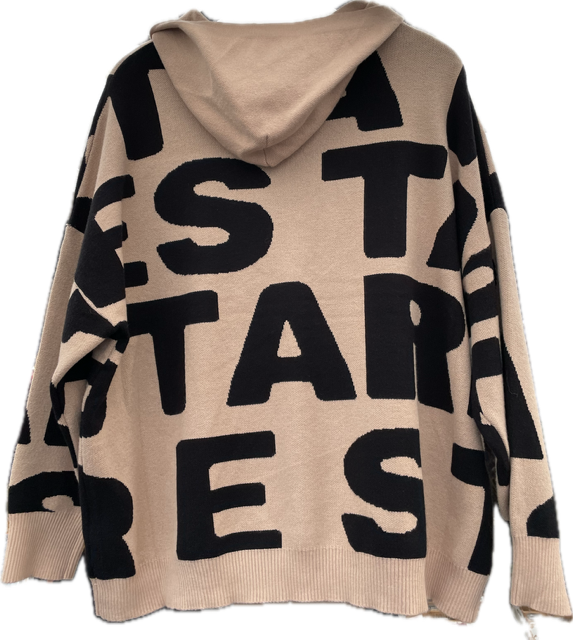 Cardigan m/hætte og similisten - Janne K - Image 2