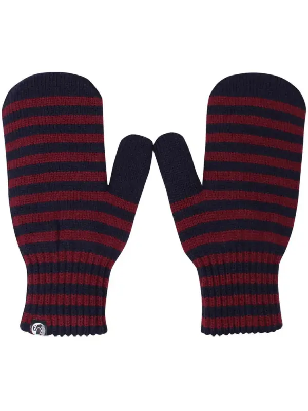 Danicebird Wool Mittens Dk Merlot/Dk Navy - Danefæ