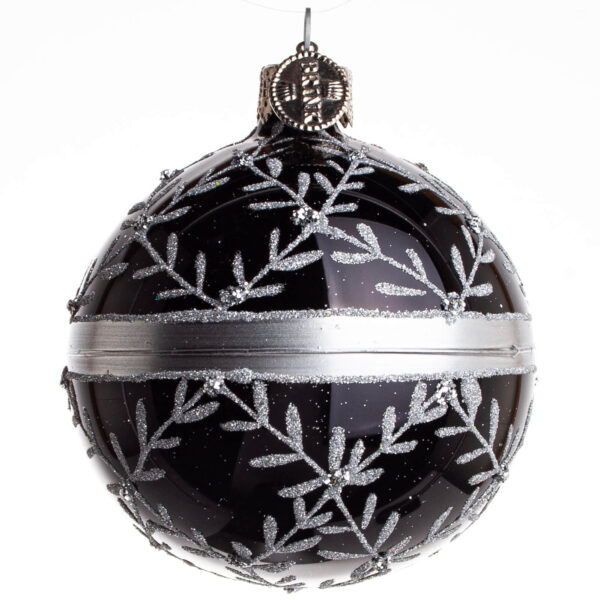 Kugle diamant sort/sølvfarvet - Brink Nordic