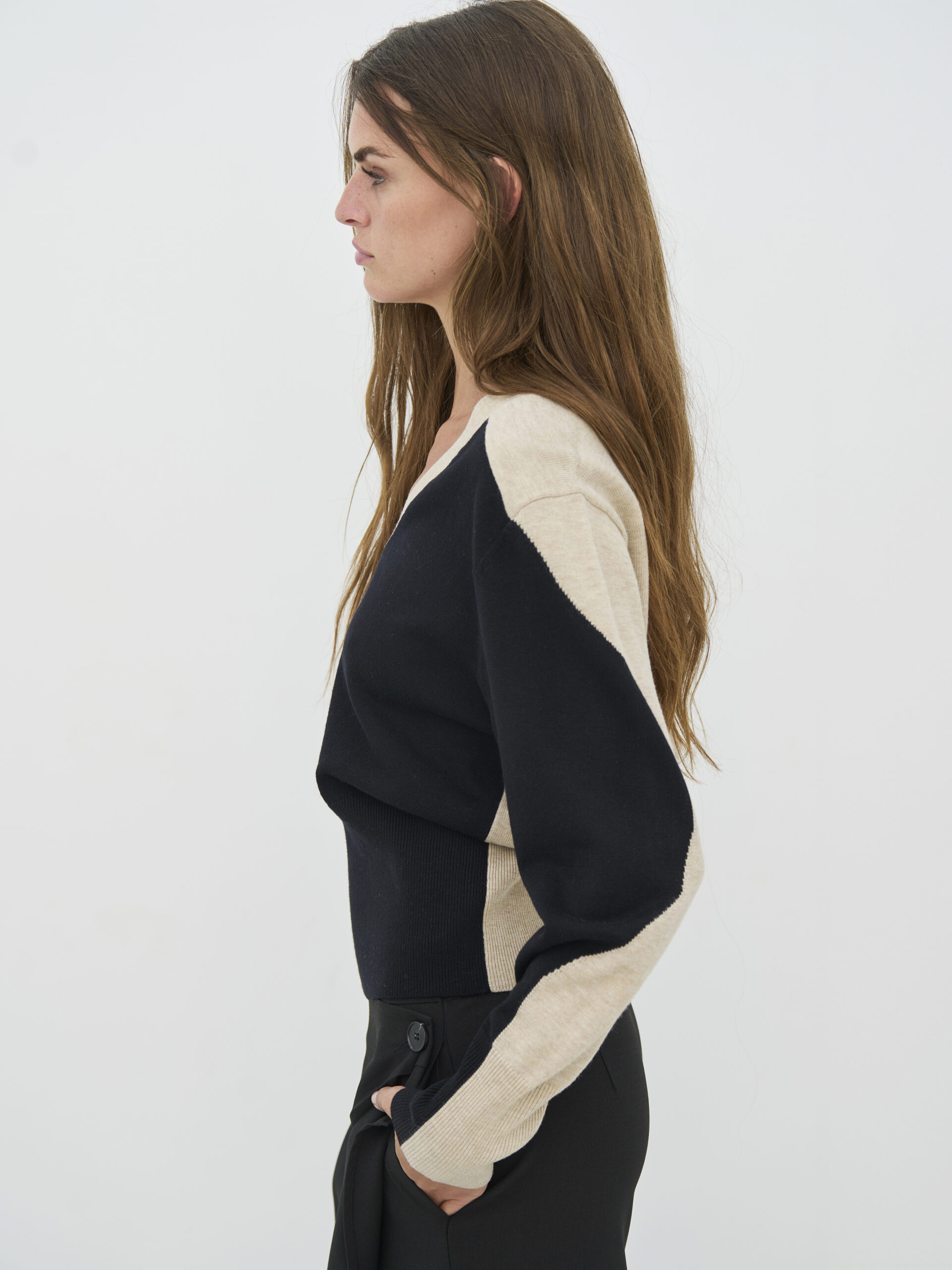 Crista Blouse knit / Black - Nü - Image 4