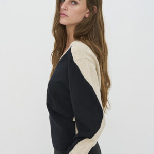 Alternative view of Crista Blouse knit / Black - Nü