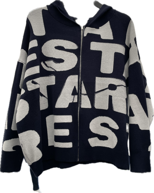 Cardigan m/hætte og similisten - Janne K - Image 3