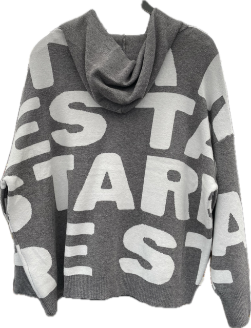 Cardigan m/hætte og similisten - Janne K - Image 6