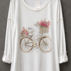 Shirt med cykel - Janne K