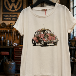 T- shirt VW Boble, rosa - Janne K
