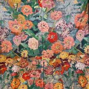 Alternative view of Stort Viscose/silketørklæde m/print - Janne K