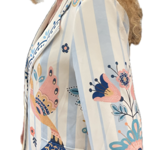 Alternative view of Blazer Jakke m/påfugl - Janne K