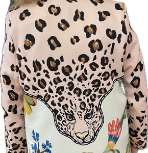 Alternative view of Blazerjakke med dyreprint og papagøjer - Janne K