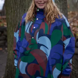 Alternative view of Danedream Drops Rain Poncho Blue Purple - Danefæ