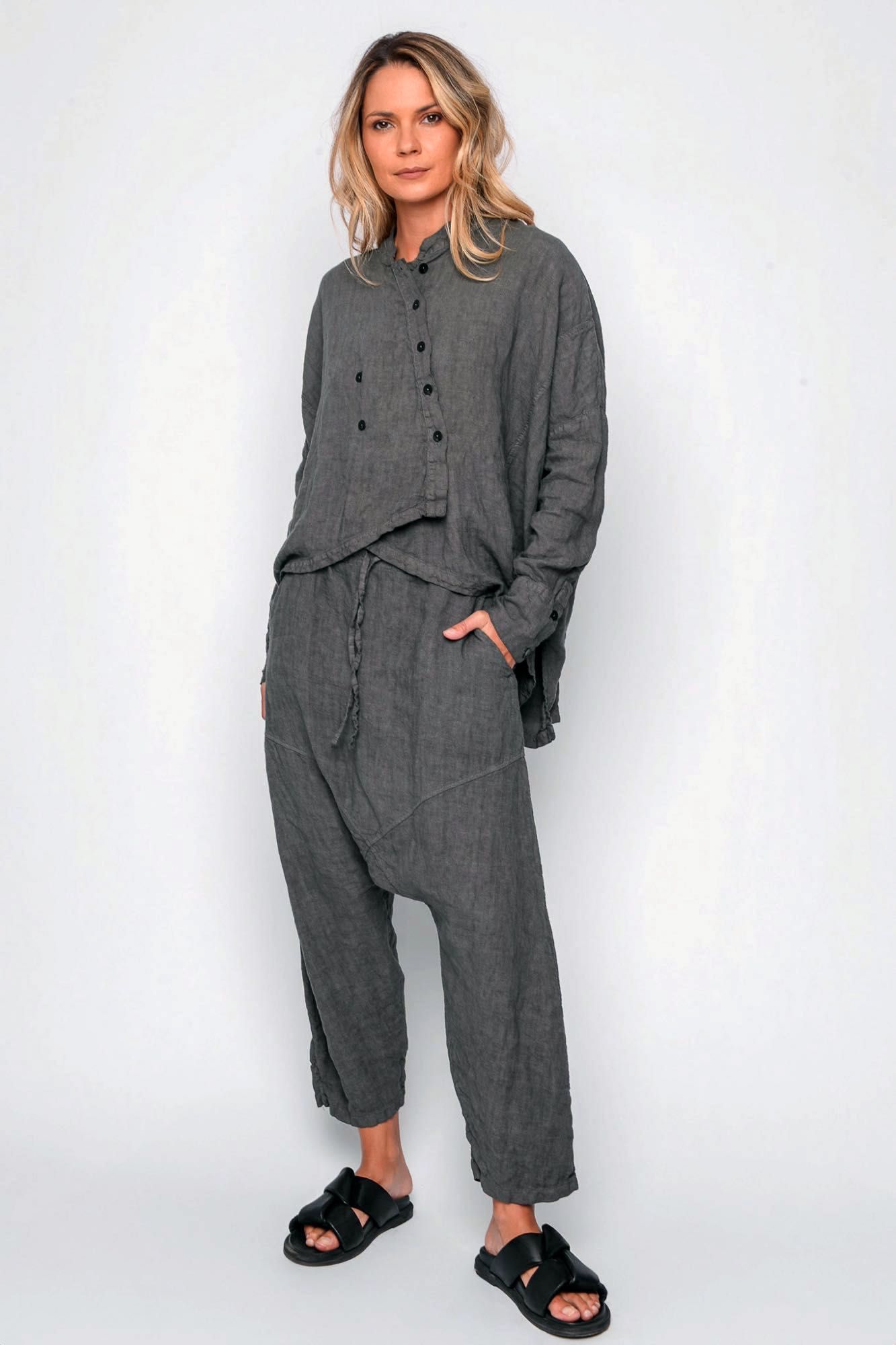 Blouse you just brightend my whole day - Black by K&M - Image 9