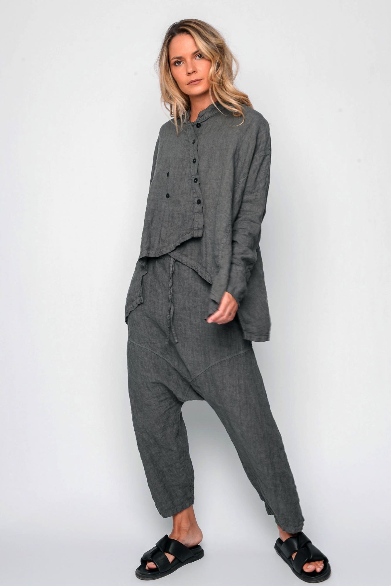 Blouse you just brightend my whole day - Black by K&M - Image 8