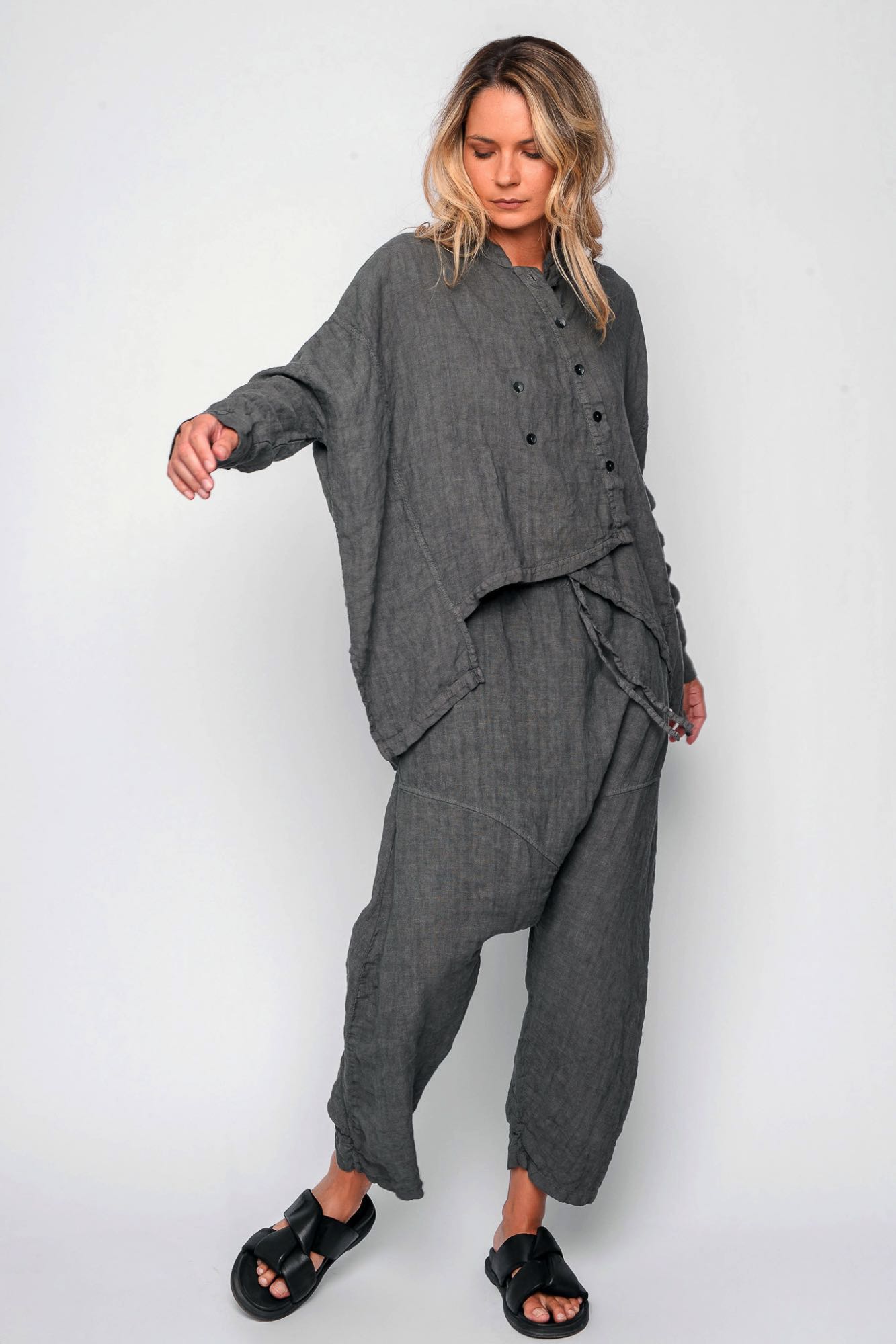 Pant I can look at you all day - Black by K&M - Image 10