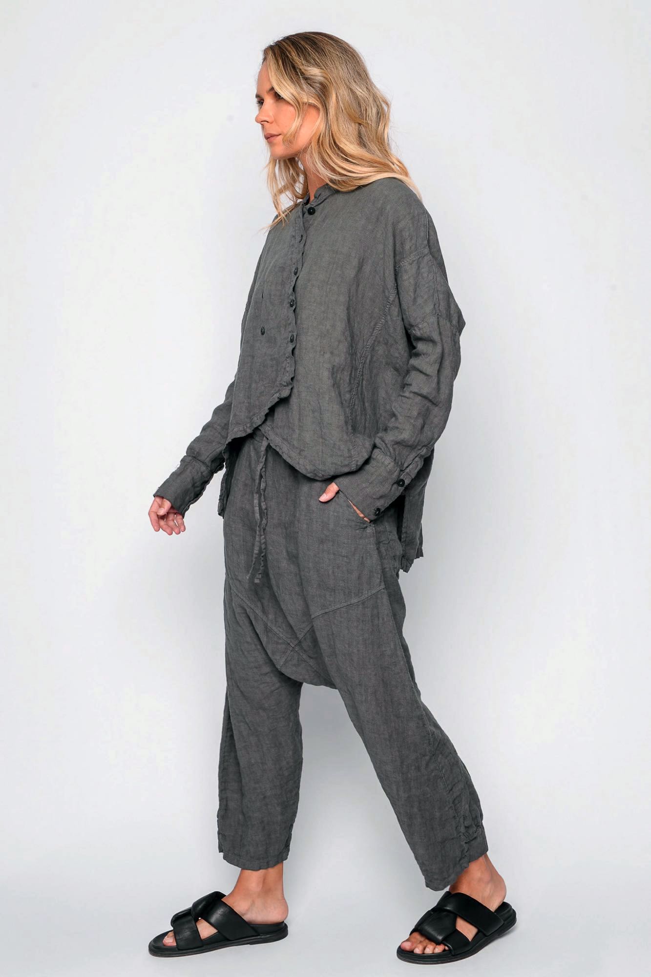 Blouse you just brightend my whole day - Black by K&M - Image 6