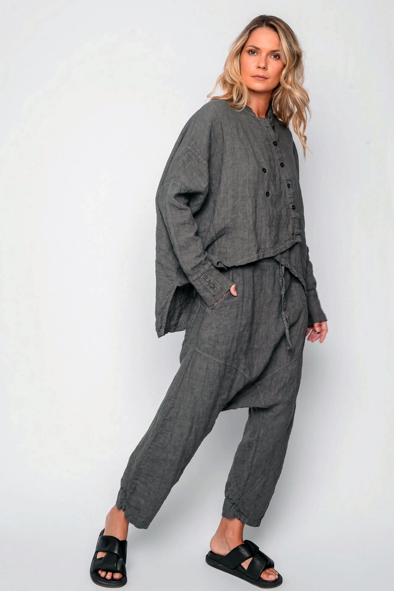 Pant I can look at you all day - Black by K&M - Image 2