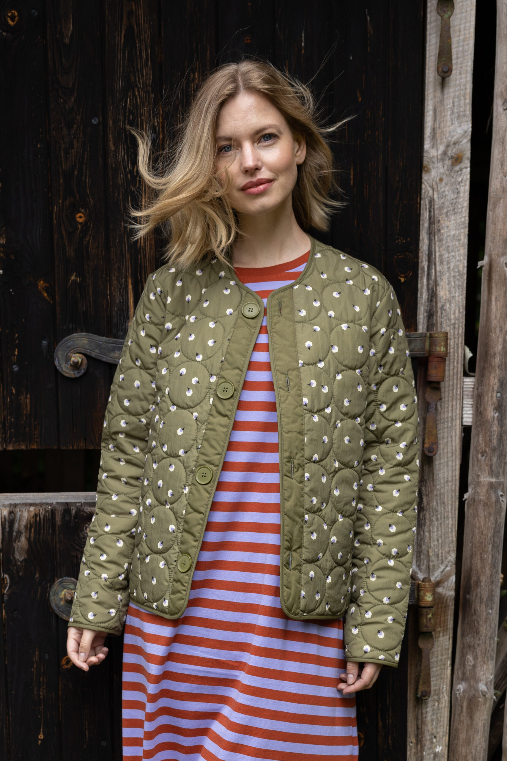 Daneland Thermo jakke Olive Lilfluffers - Danefæ - Image 7