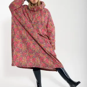 Alternative view of Danedream Drops Rain Poncho Berrygood Pink - Danefæ