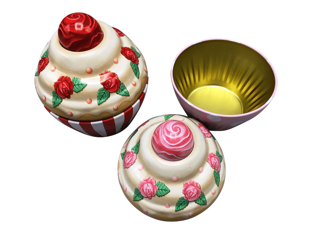 Kagedåse small cup cake rose - Image 7