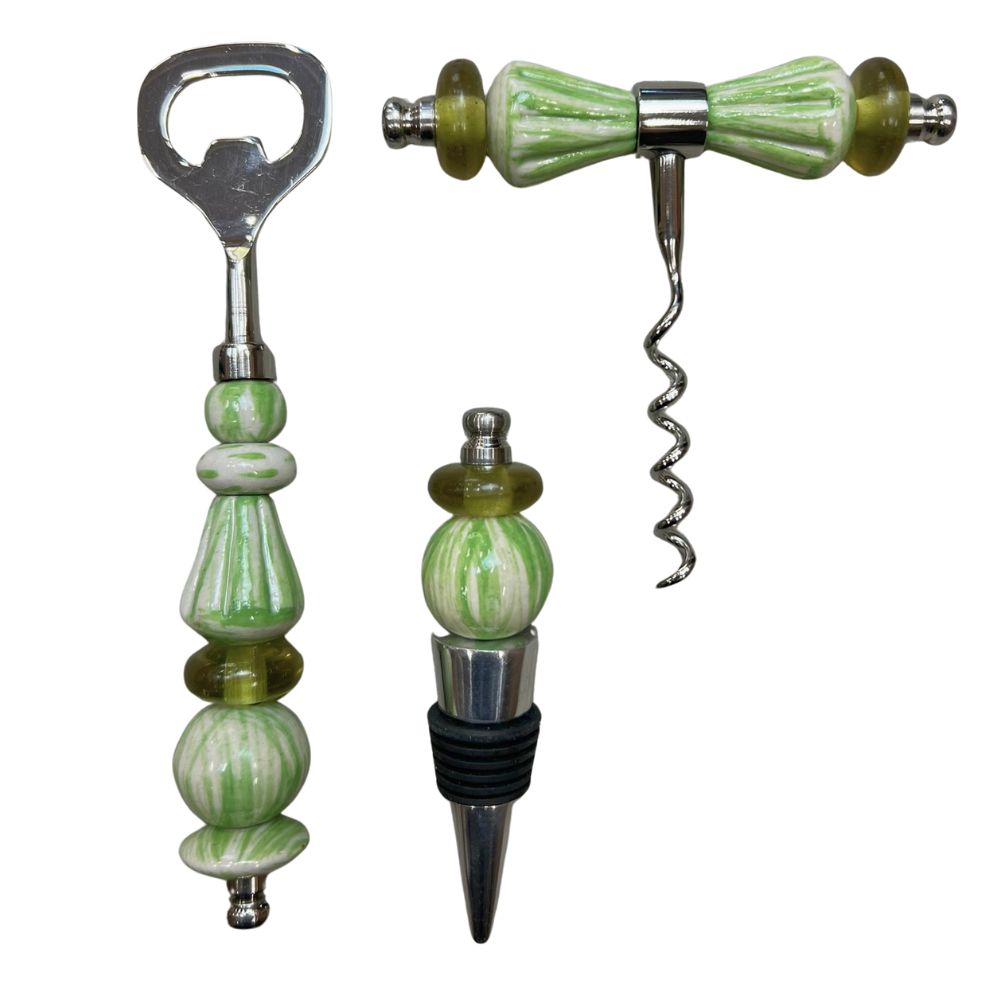 Håndlavet Bar sæt i lyse grønne nuancer - by Room