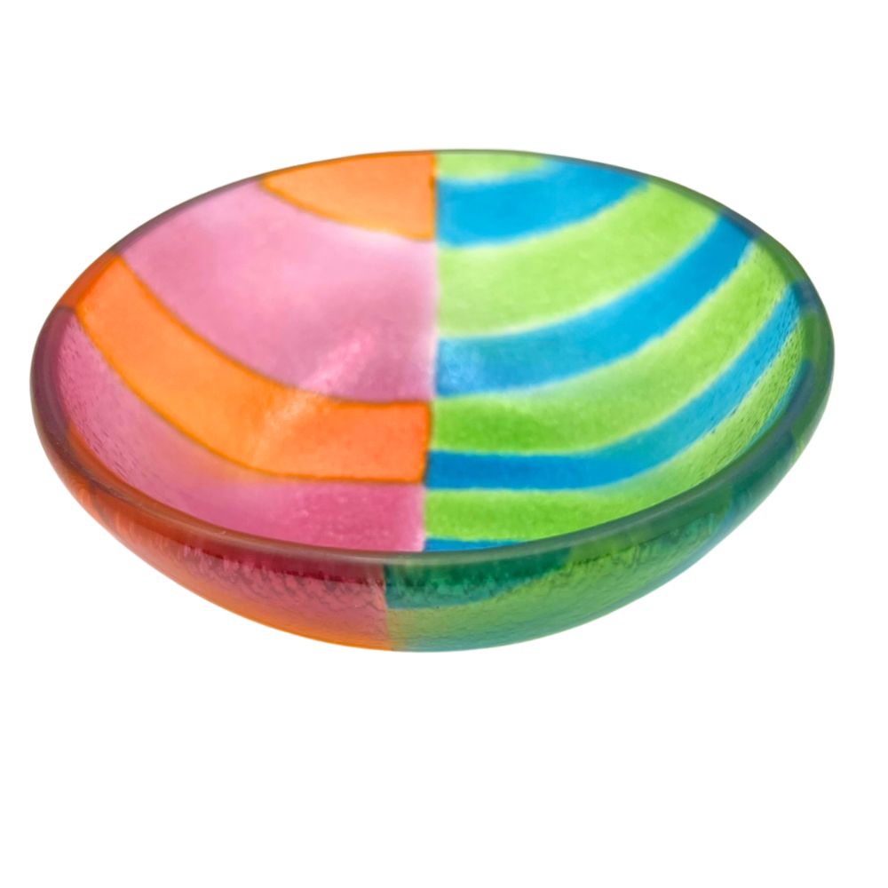 Håndlavet glasskåle m/assorteret mønster - by Room - Image 3