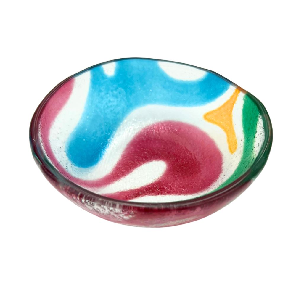 Håndlavet glasskåle m/assorteret mønster - by Room - Image 4